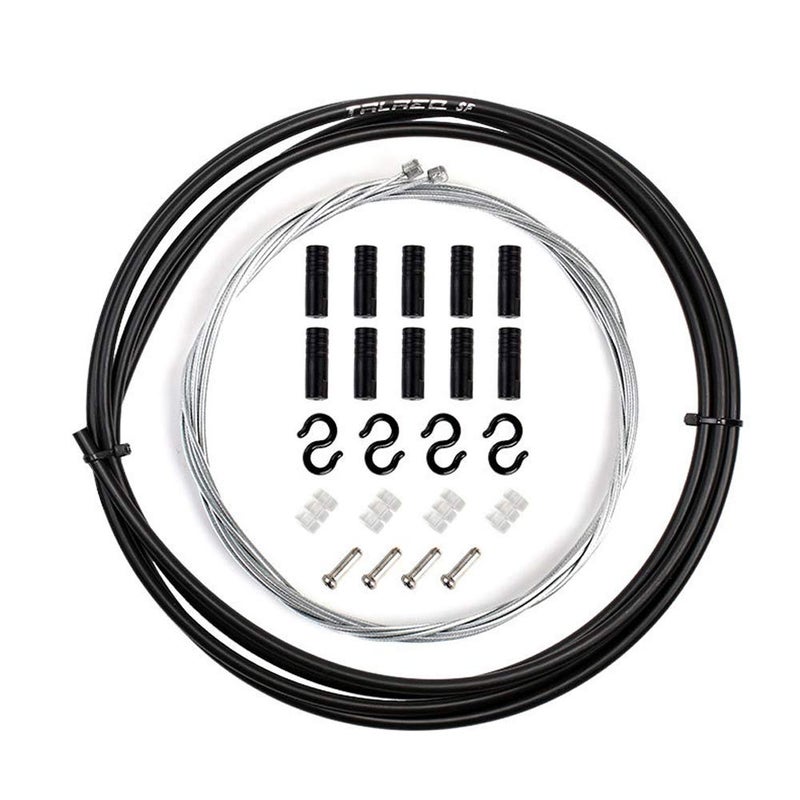TRLREQ Universal Bicycle Shifter Cable Housing Set for Shimano Sram Derailleur/MTB Road Bike (Black) - Image 1